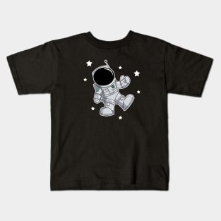 Floating in space Kids T-Shirt